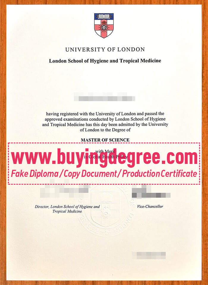 buy a fake London School of Hygiene and Tropical Medicine degree