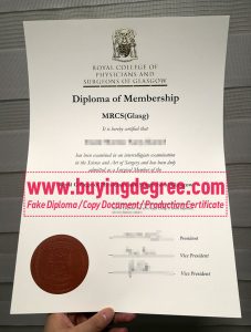 Buy a MRCS certificate, fake Membership of the Royal Colleges of Surgeons diploma