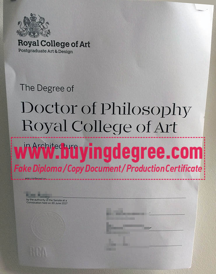 Buying A Royal College of Art Diploma