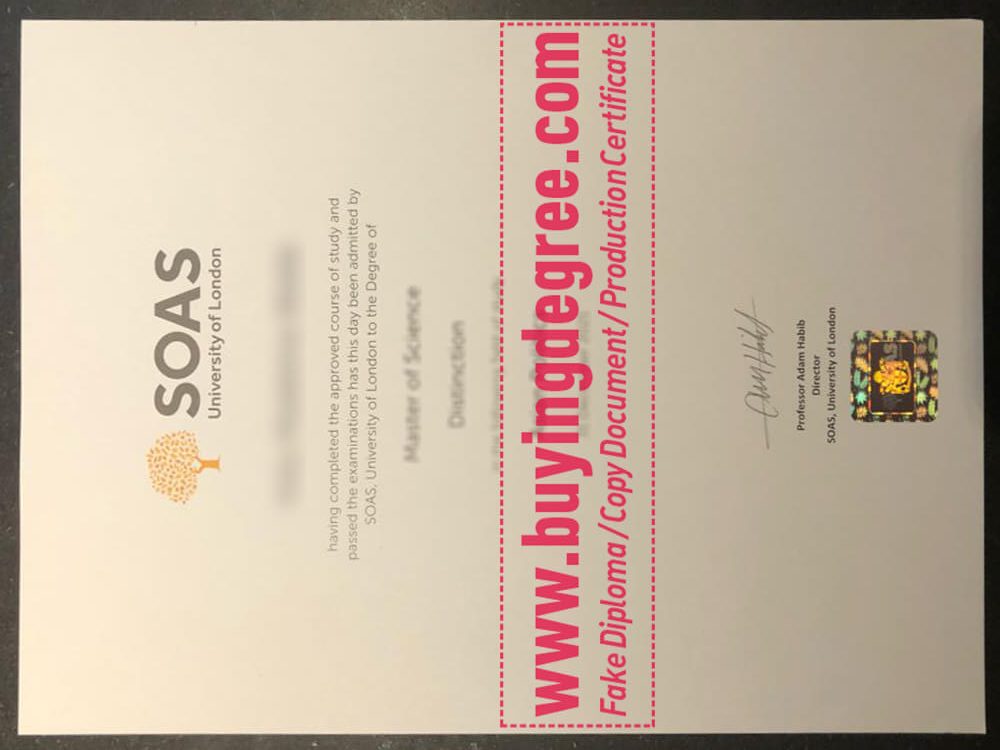 fake SOAS University of London diploma in USA