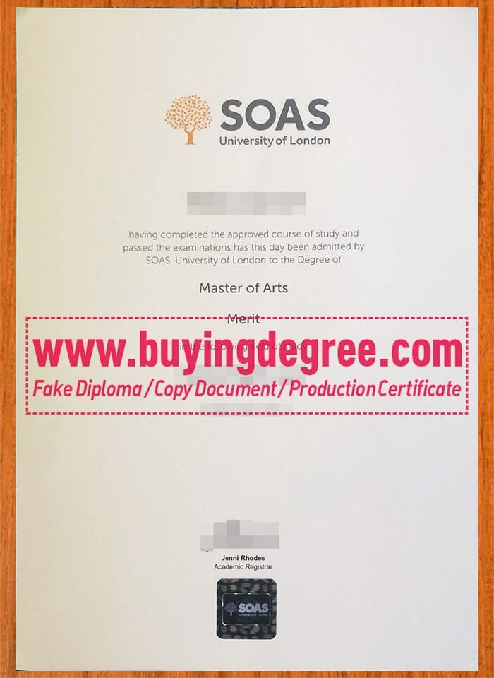 Purchase a fake SOAS diploma