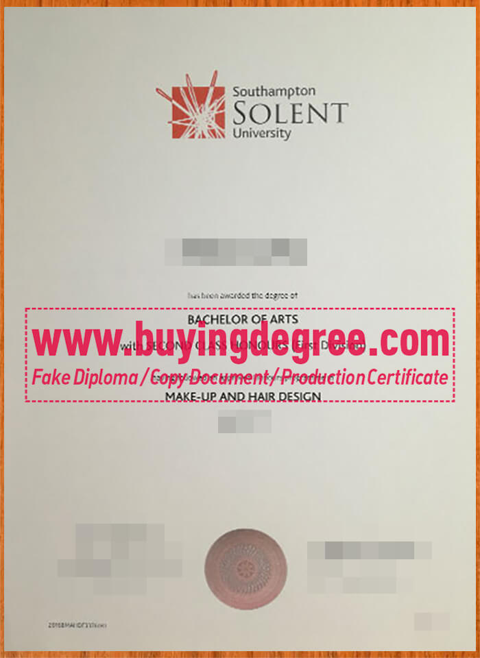 Why Everyone Buys Solent University Degree Certificate in UK