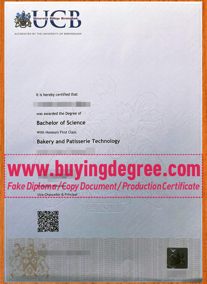 buying a University College Birmingham degree