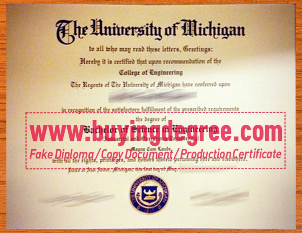 can I buy a fake University of Michigan diploma online