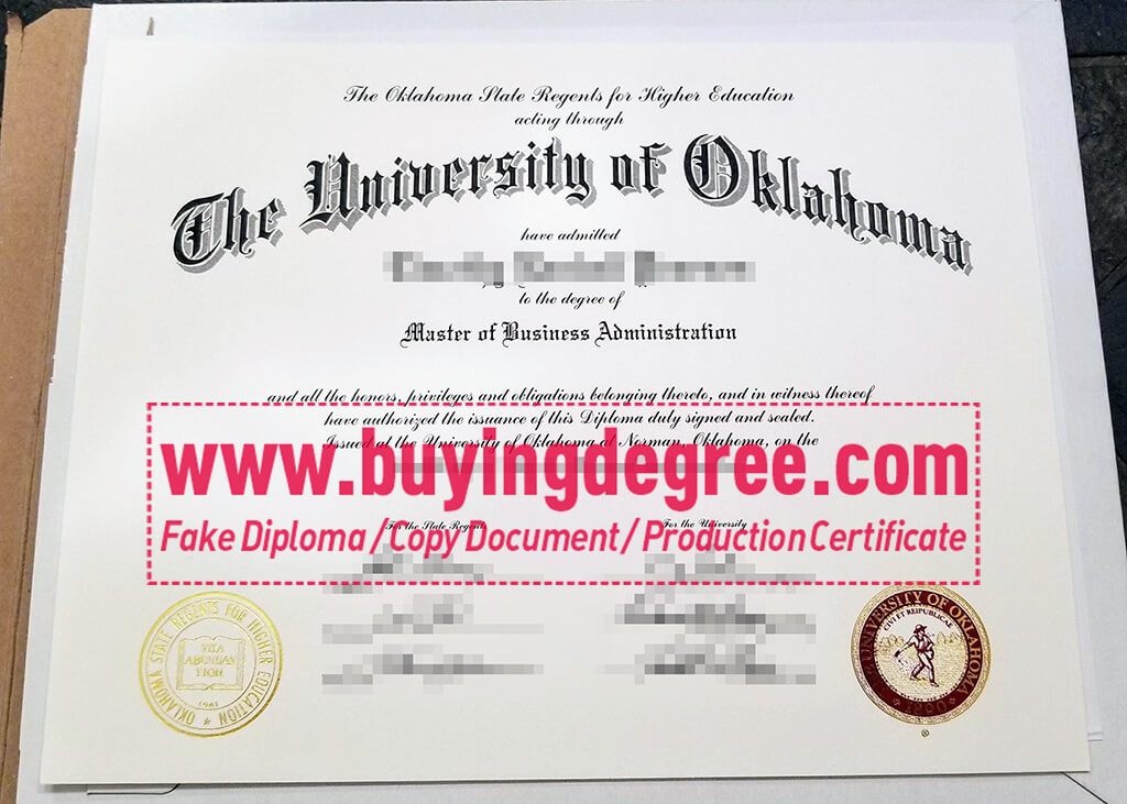 fake University of Oklahoma Degree, fake University of Oklahoma diploma
