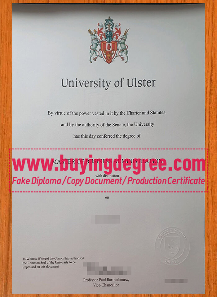 Multiple ways to buy a fake Ulster University degree.