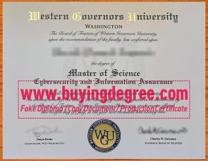 Buy a Western Governors University diploma, fake WGU degree
