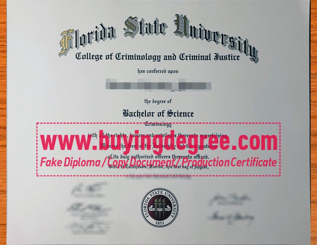 3 Ideas For buy Florida State University fake diploma certificate