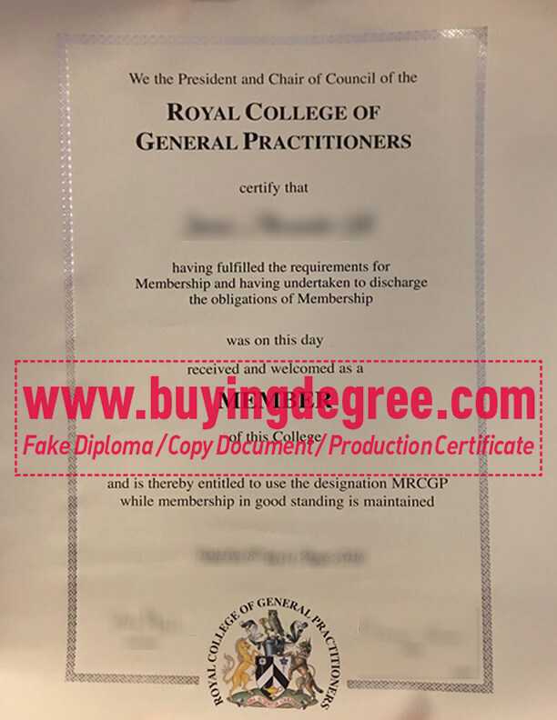 The Ultimate Guide To BUY MRCGP FAKE DIPLOMA