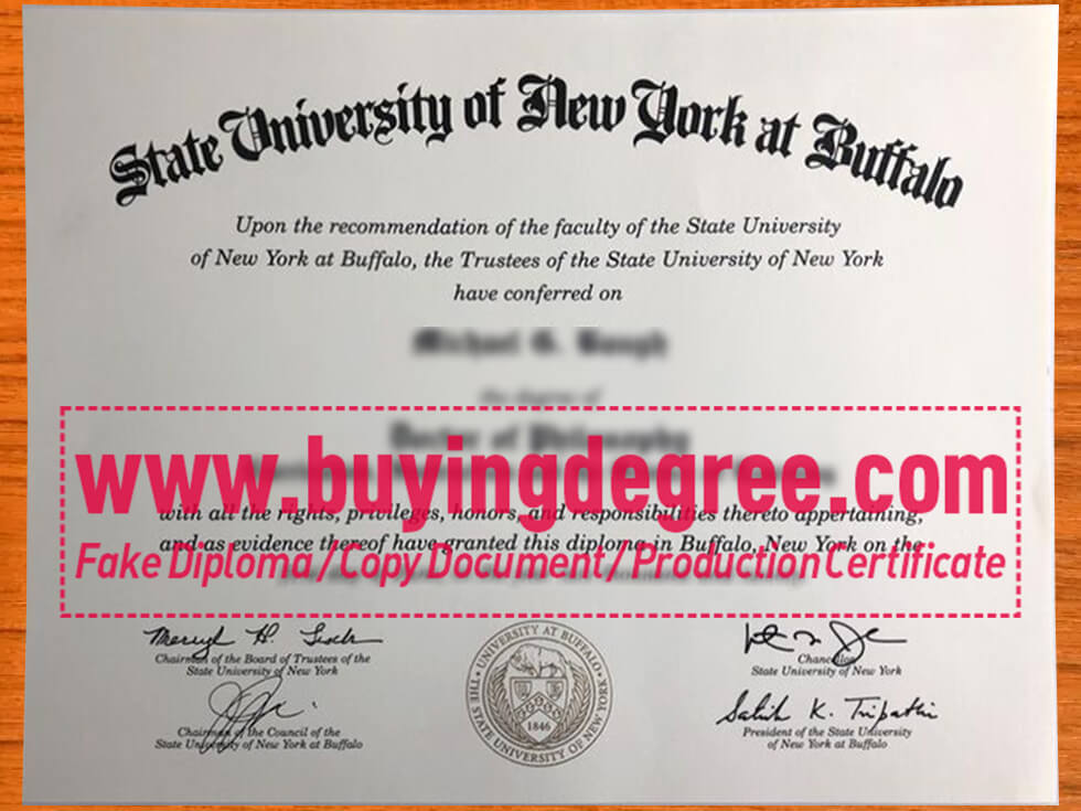 Order a fake University at Buffalo (UB) diploma online