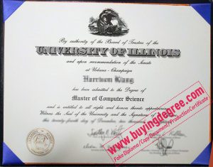 Create a University of Illinois at Urbana Champaign diploma, fake UIUC degree