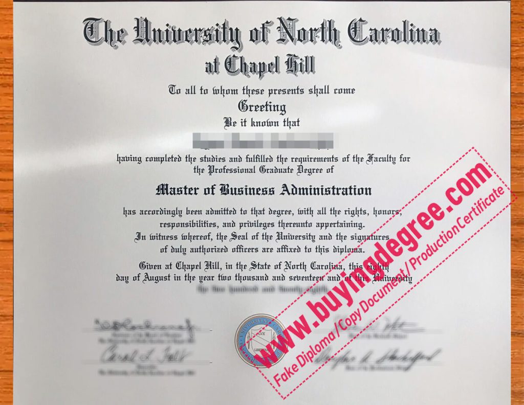 3 Ideas For BUY The UNC-Chapel Hill Fake Diploma