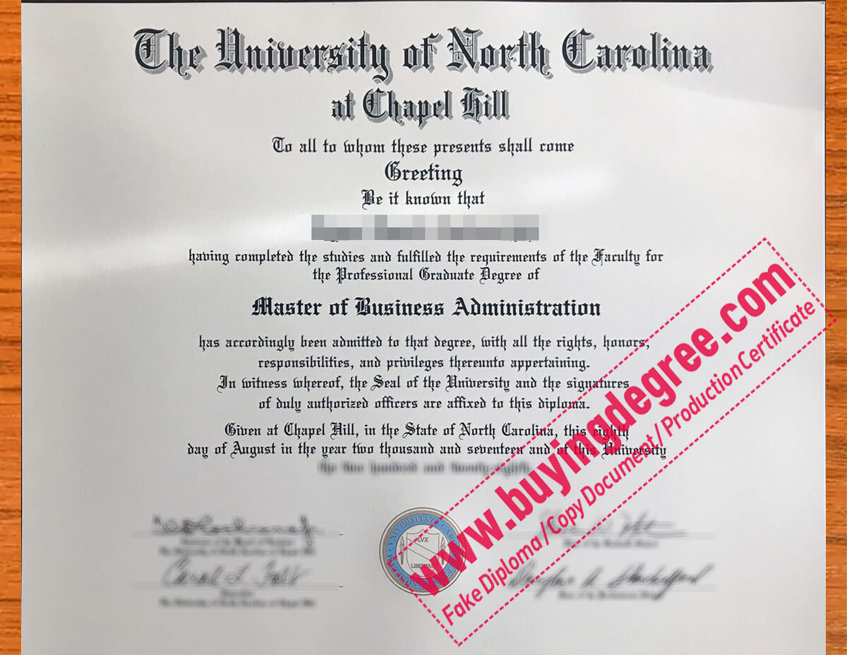 3 Ideas For BUY The UNC-Chapel Hill Fake Diploma certificate