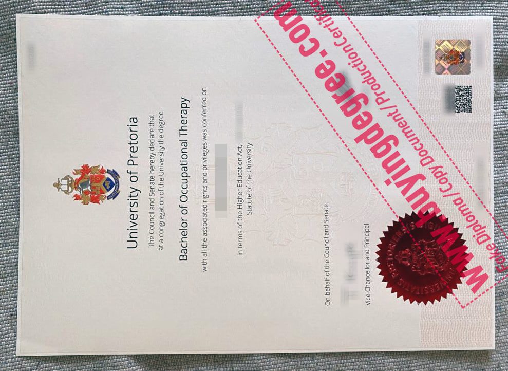 A New Model For Buy University of Pretoria Fake Diploma