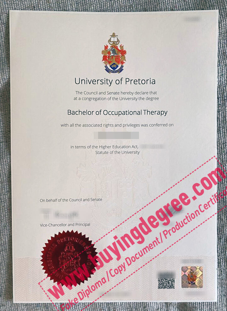 A New Model For Buy University of Pretoria Fake Diploma