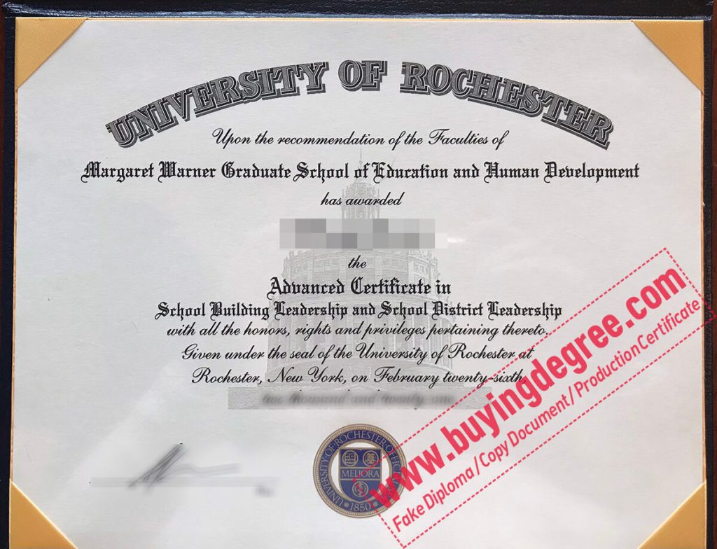 A New Model For Buy University of Rochester Fake Diploma