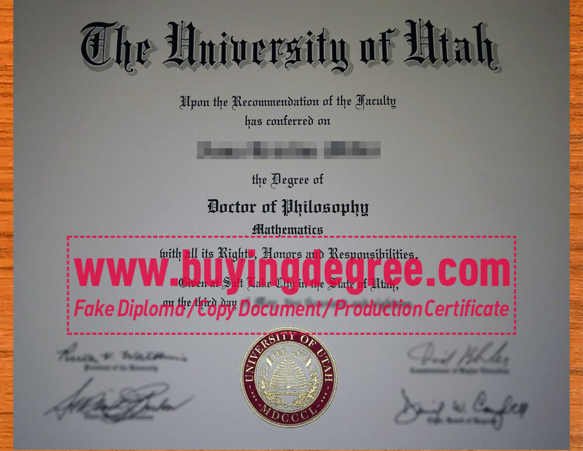 Top 3 Tips With Buy a University of Utah Fake Diploma