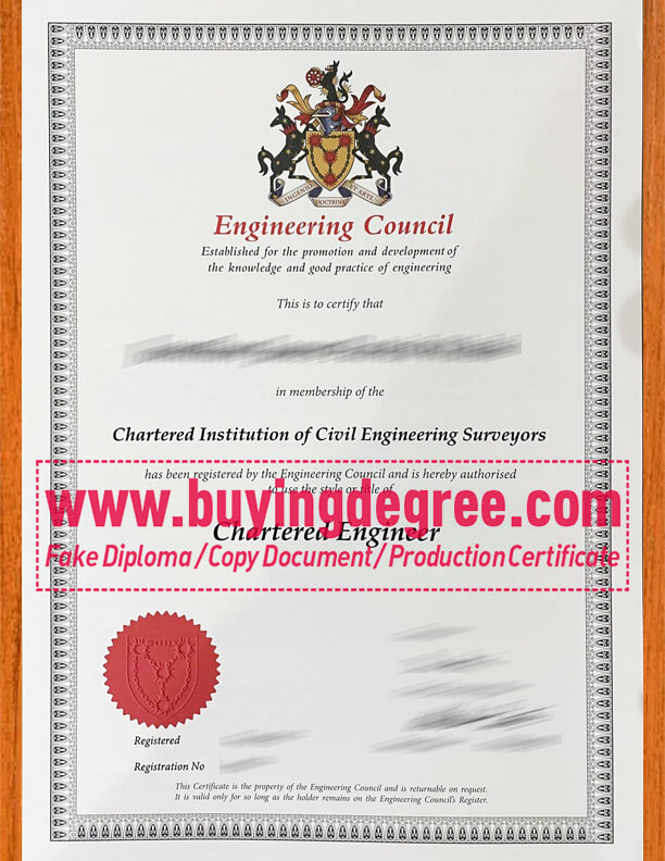 Engineering Council certificate