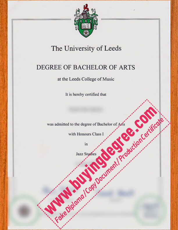 Leeds College of Music fake Diploma Leeds College of Music Diploma