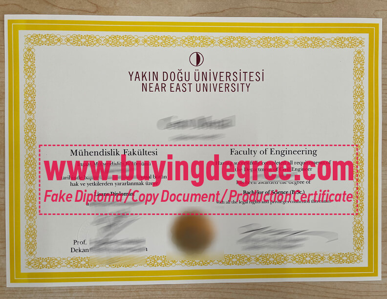 Make a Near East University degree, fake NEU diploma in 2023