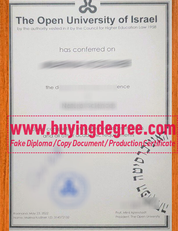 Purchase Open University of Israel fake diploma Purchase Open University of Israel fake diploma for better jobs