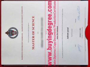 pply for a fake Radboud University Nijmegen diploma