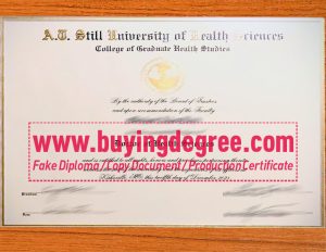 get fake A.T. Still University diploma in three days?