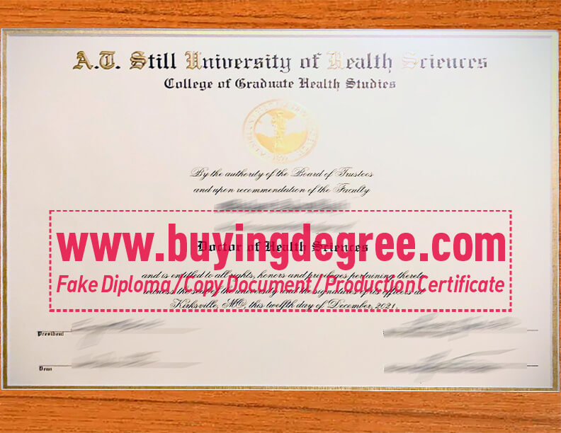 How to get a fake A.T. Still University diploma in three days?