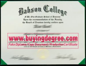 Get fake Babson College diploma to boost your job prospects?