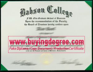 Get fake Babson College diploma to boost your job prospects?