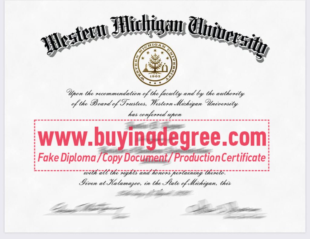 Earn a fake diploma from WMU in 7 days