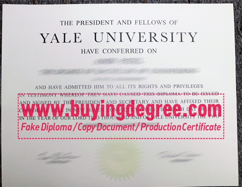How difficult is it to apply for a Yale University fake degree?