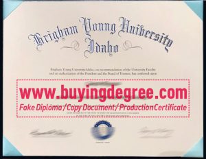 Create a fake Brigham Young University Diploma