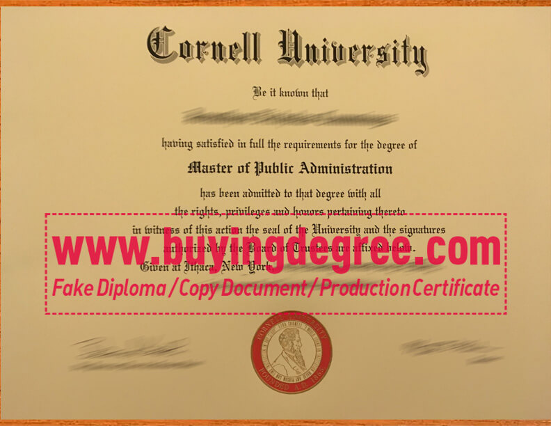 get a fake Cornell University diploma in USA