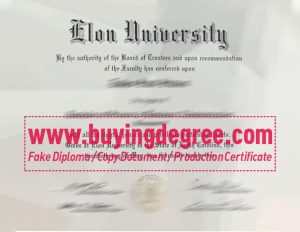 get a fake Elon University diploma