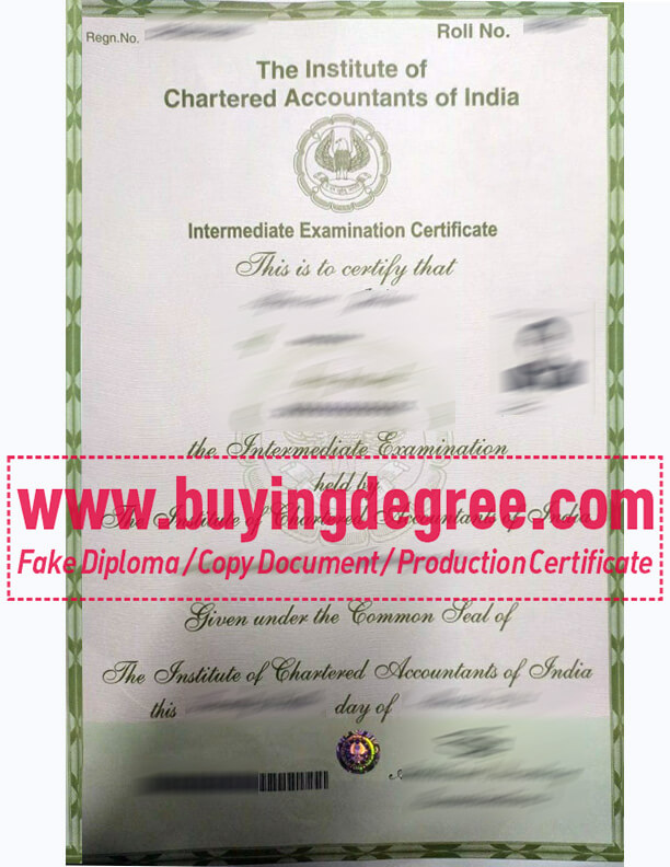 Can I buy a fake ICAI certificate in India at low price? 