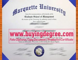 Create a Marquette University Fake Diploma