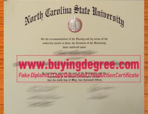 Buying an NC State University fake diploma