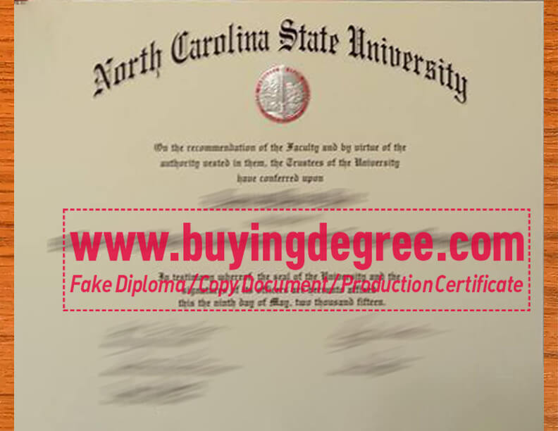 Buying an NC State University fake diploma for job
