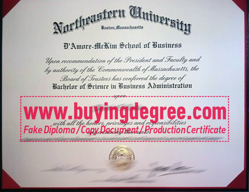 Can I buy a fake Northeastern University diploma?