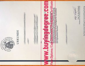 get a fake University of Bamberg diploma in Germany?