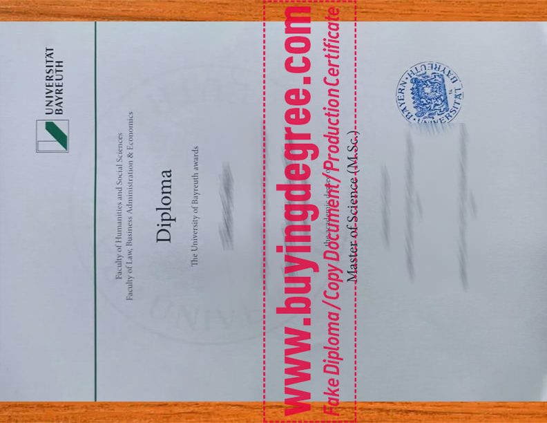 Buy a Fake University of Bayreuth Diploma