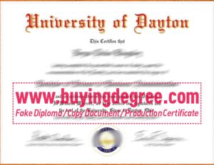 Buy A Fake University of Dayton Diploma