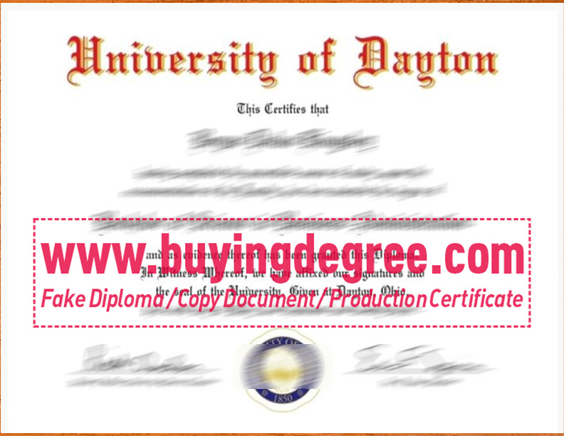 Why Buy A Fake University of Dayton Diploma?