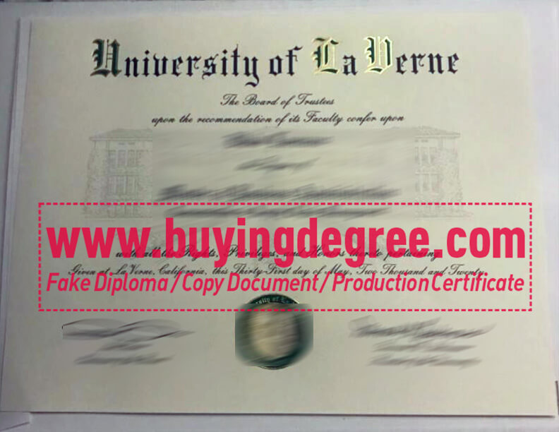 Buy A Fake University of La Verne Diploma