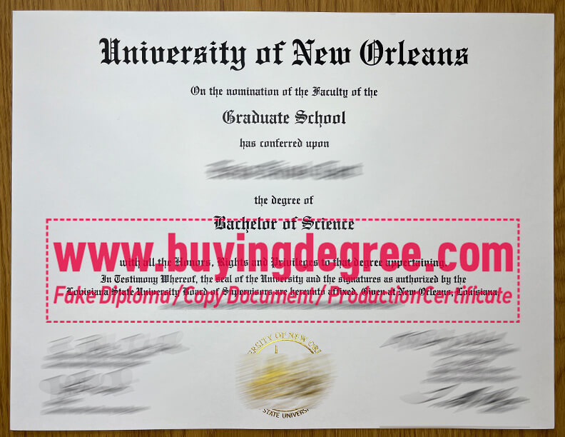 Buy a Fake UNO Degree