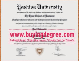 buy a Fake Yeshiva University Diploma