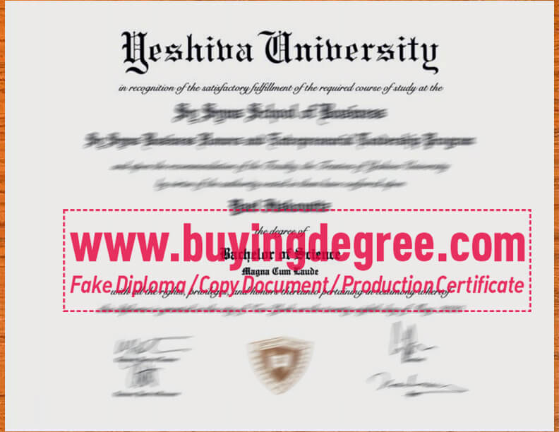 The Process of Ordering a Fake Yeshiva University Diploma