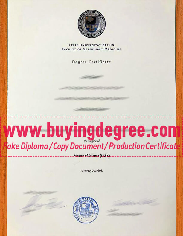 How can I get a fake Free University of Berlin diploma in Germany