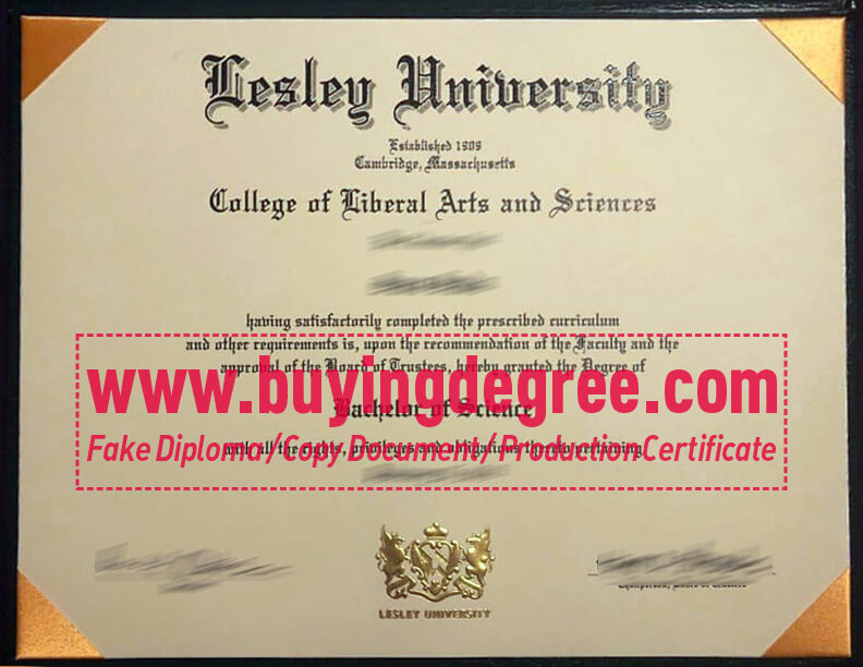 fake Lesley University diploma in USA